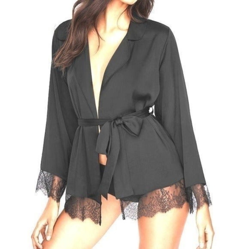 DREAM ANGELS‎ SATIN LACE KIMONO TOP XS/S